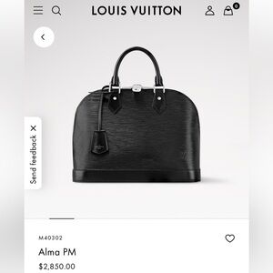 Louis Vuitton Black Epi Leather Tote